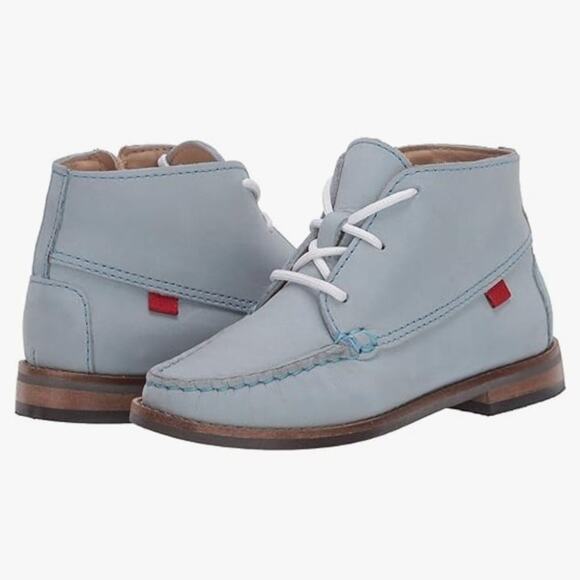 Marc Joseph New York Boys-Kids Leather Chukka Ankle Boot blue size 11 New NT - Picture 1 of 8